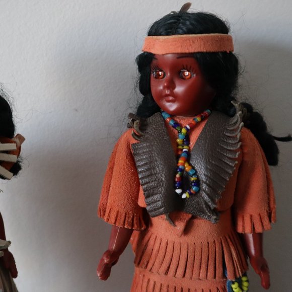 Collectible Native American dolls / Vintage Carlson dolls Native American dolls - Picture 5 of 13